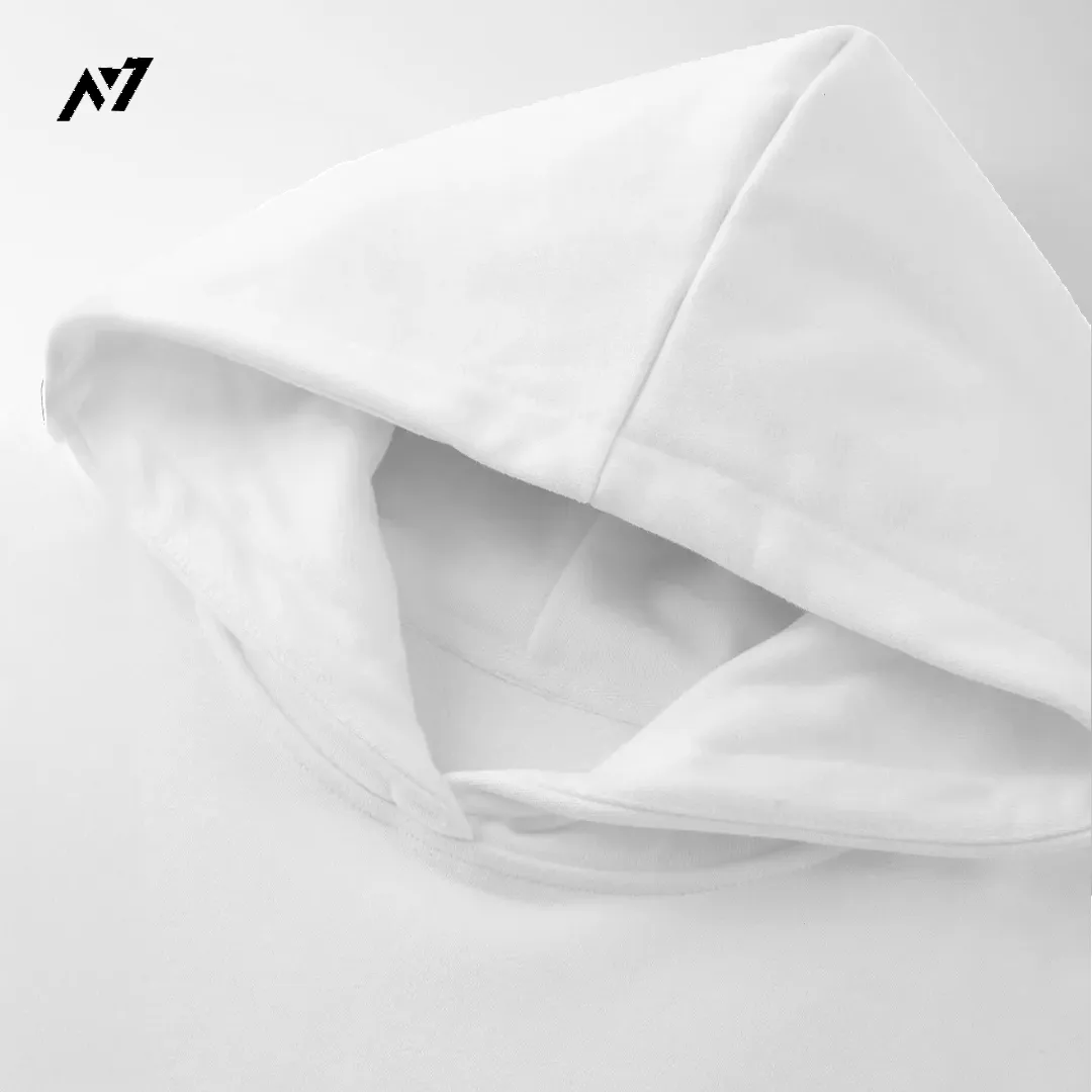 Moletom Oversized com Capuz — Ciclo do Desespero · Branco — imagem 4