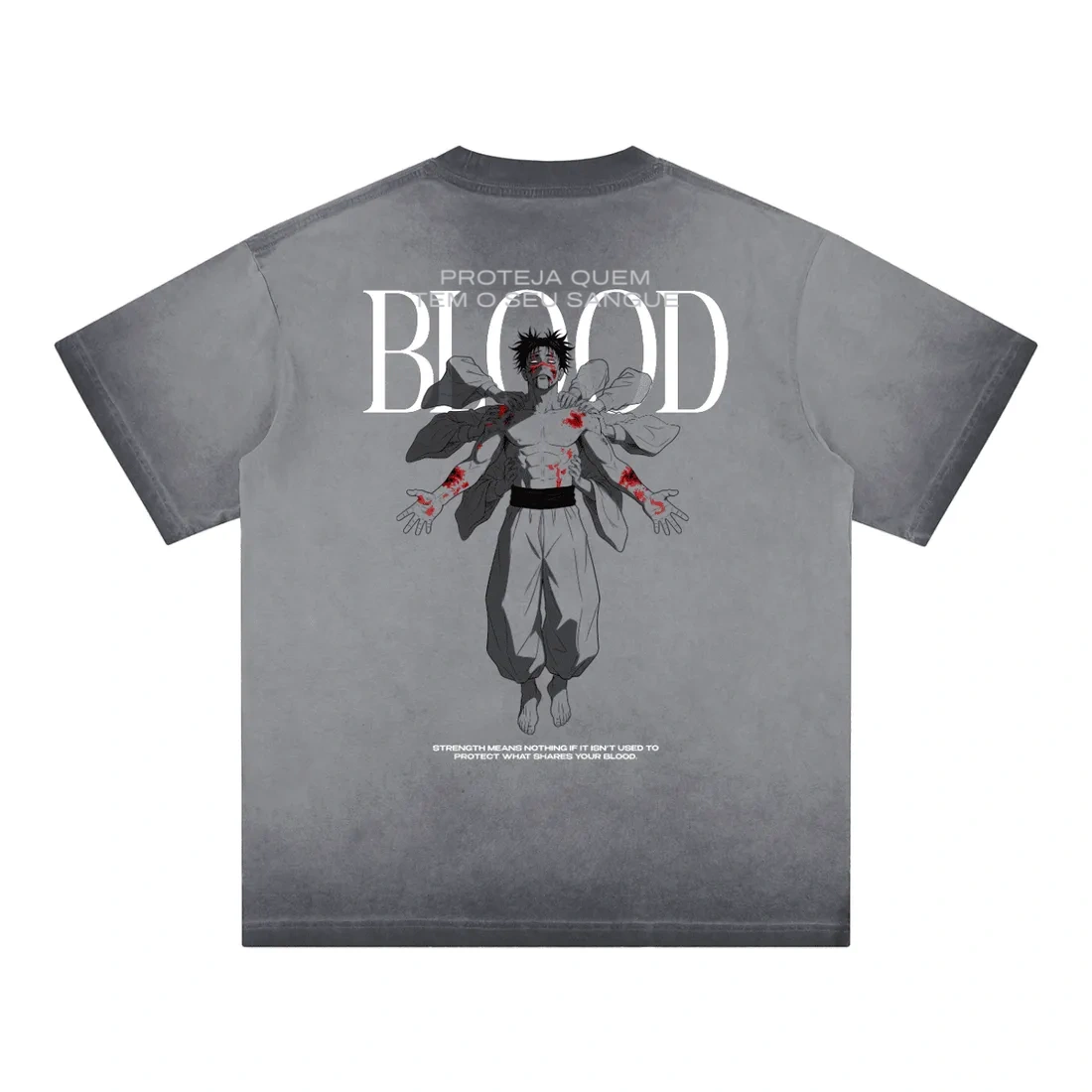 Camiseta Oversized — Sangue · Estonada — imagem 4