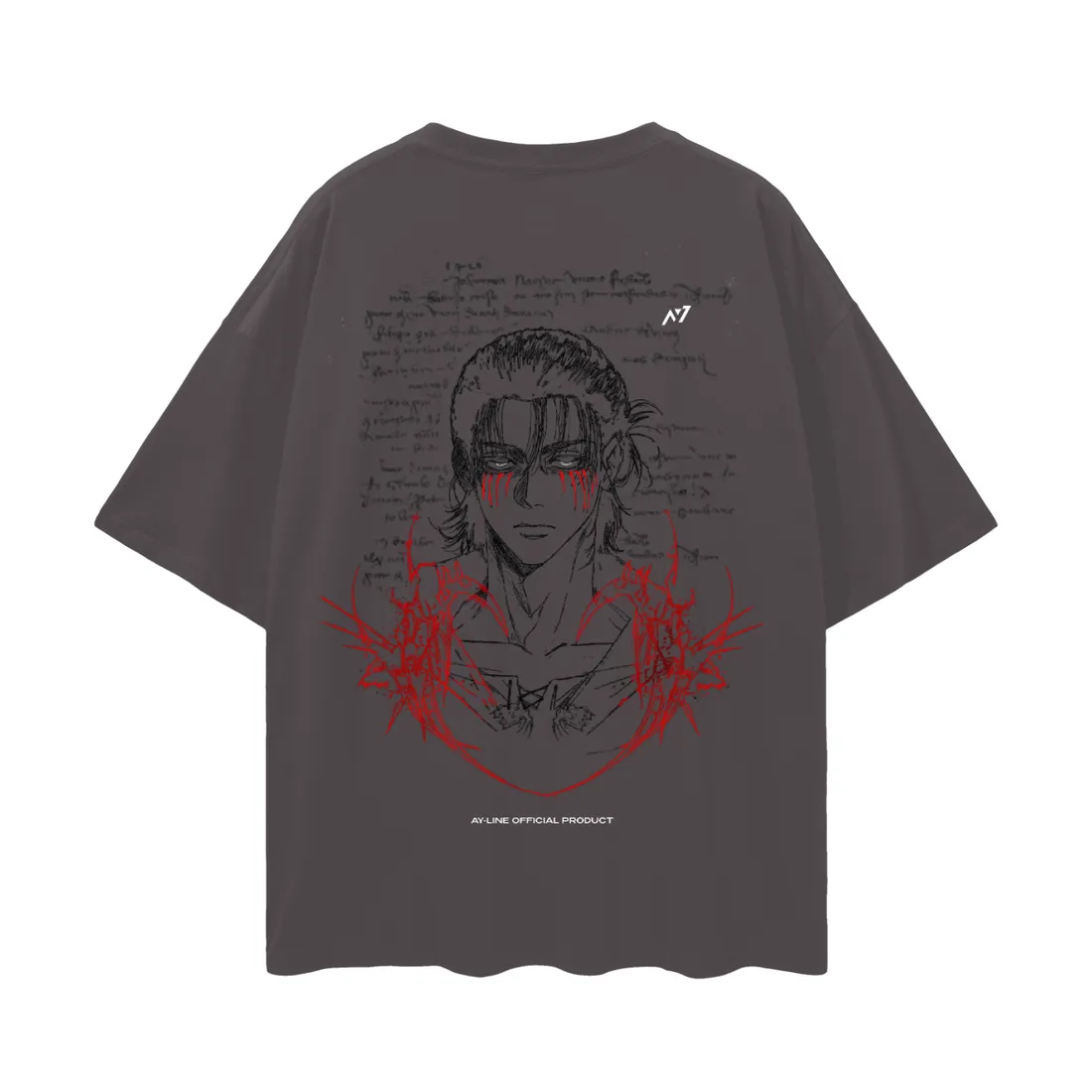 Camiseta Oversized — Caminho Sem Perdão · Cinza — imagem 5