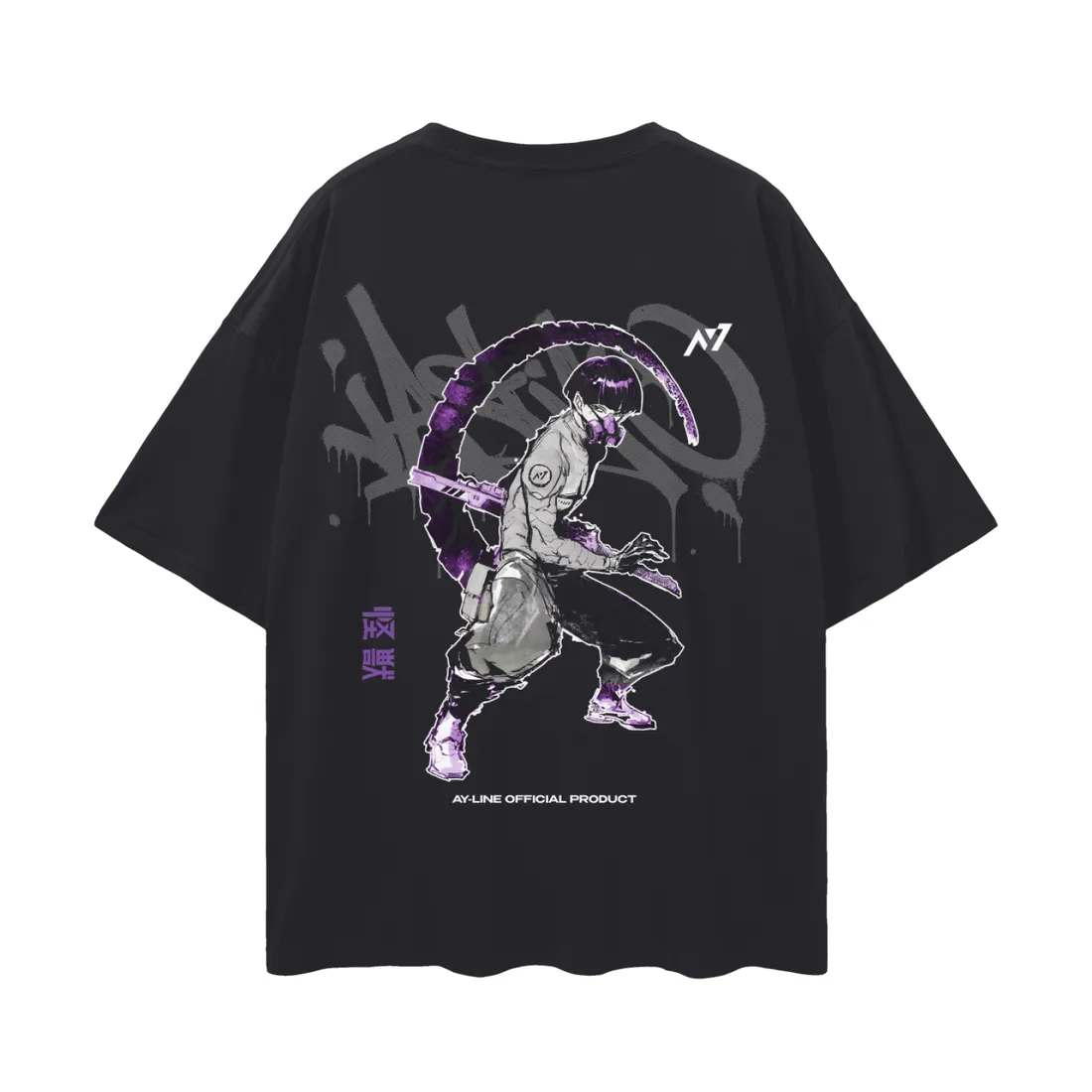 Camiseta Oversized — Veneno Violeta